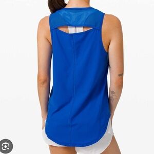 NWT Lululemon Blue Sculpt Tank